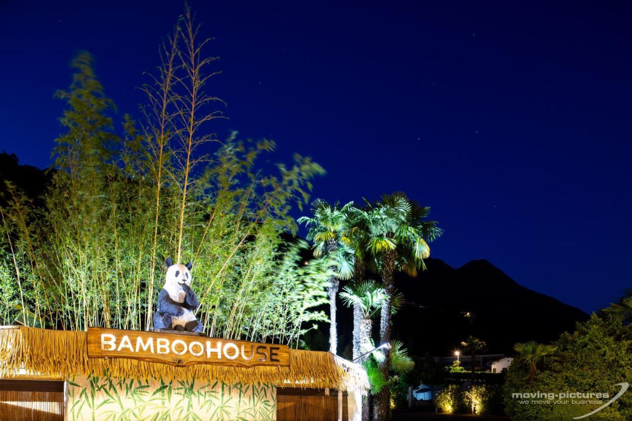 Bamboohouse Motel Riazzino Bagian luar foto